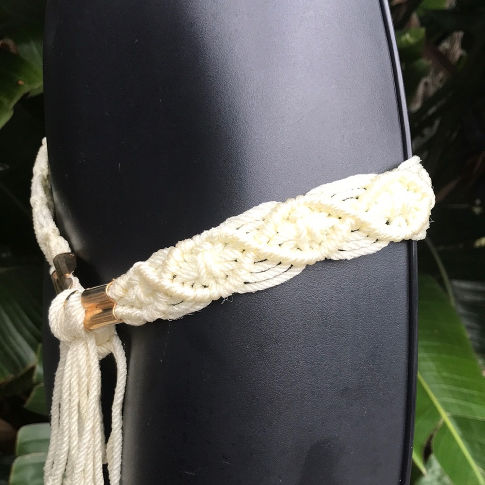 Macramé belt